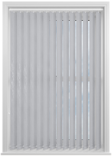 Subtle Grain, Grey Mist - Vertical Blind